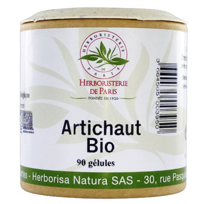 Herboristerie de Paris Artichaut bio 90 gélules confort hépatique les copines bio