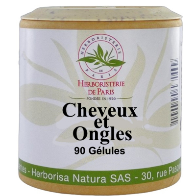 Herboristerie de Paris Cheveux et Ongles 90 gélules millet zinc prêle ortie Les copines bio