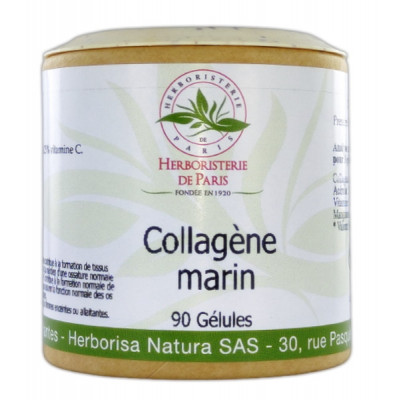 Herboristerie de Paris Collagène Marin 90 gélules manganèse vitamine C Les copines bio