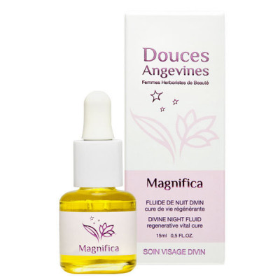 Les Douces Angevines Magnifica Fluide de Nuit Divin Premium 15ml 38 extraits régénérants et anti-âge Les copines bio