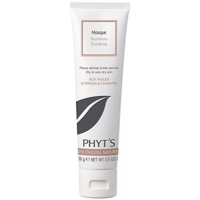 Phyts Masque Nutrition Extrême Phyt'ssima Argan Chanvre 100gr hydratation des peaux sèches Les copines bio