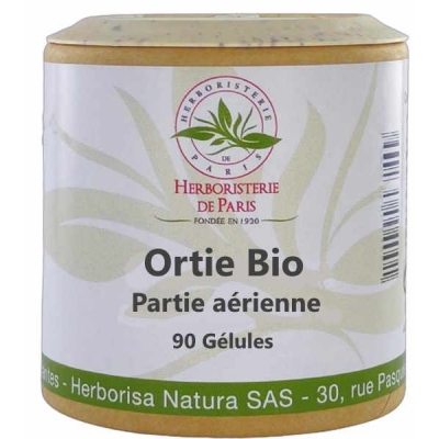 Herboristerie de Paris Ortie Bio partie aérienne 90 gélules silicium organique articulations beauté ongles cheveux Les copines b