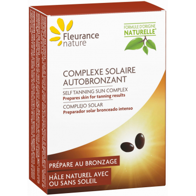 Fleurance Nature Complexe solaire autobronzant 30 capsules hâle naturel de la peau avec ou sans soleil Les copines bio