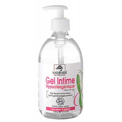 Naturado Gel intime hypoallergénique 500 ml cosmos base lavante douce calendula aloe vera les copines bio
