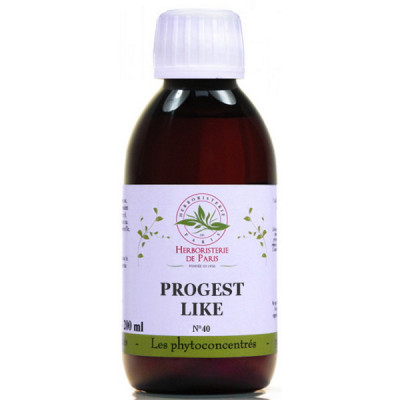 Herboristerie de Paris Phyto concentré Progest Like 200 ml gattilier salsepareille Les copines bio