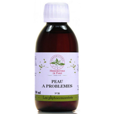 Herboristerie de paris Phyto concentré Peau à Problèmes 200ml bardane pensée sauvage desmodium Les copines bio