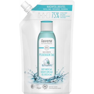 Lavera Recharge Gel Douche Soin 2en1 basis sensitiv 500 ml douceur et propreté Les copines bio 