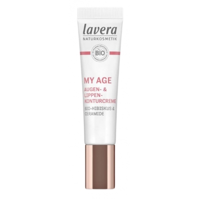 Lavera MY AGE Crème contour des yeux et lèvres 15ml produit de soin des yeux et des lèvres Les Copines Bio