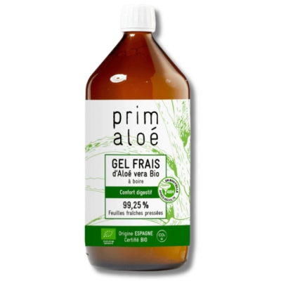 Pur Gel à boire Aloé Vera Bio 99,35pc 1 Litre gel bio à boire Les copines bio digestion dépuratif