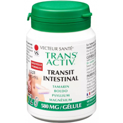Vecteur Santé Trans'Activ 72 gélules tamarin boldo sel d'epsom  Les copines bio