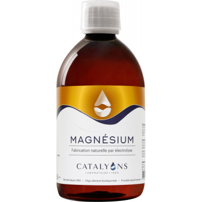 Catalyons Magnésium Oligo élément 500ml magnésium liquide fatigue nervosité Les copines bio