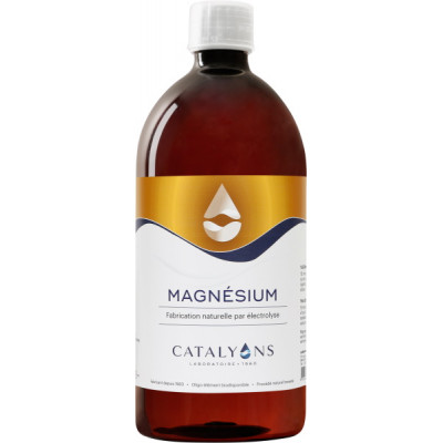 Catalyons Magnésium Oligo-élément 1000 ml magnésium liquide anxiété nervosité sommeil Les copines bio
