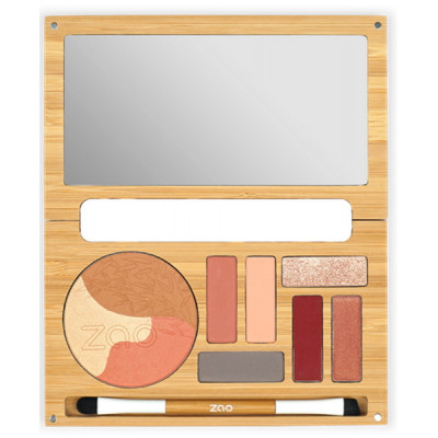 Zao Make Up Palette Desert Rose rechargeable compacte et complète Les copines bio