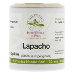 Herboristerie de paris Lapacho Ecorce 250 mg 60 gélules pau d'arco