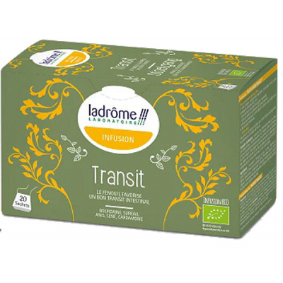 Ladrôme Infusion Bon Transit 20 sachets de 1.5gr tisane laxative séné bourdaine Les copines bio