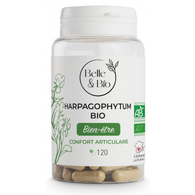 Belle et Bio Harpagophytum Bio 120 gélules douleurs articulaires Les copines bio