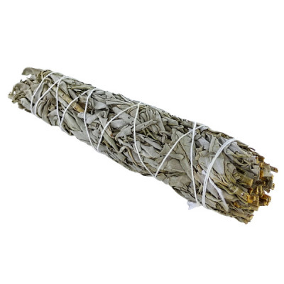 Herboristerie de Paris Sauge blanche de Californie à brûler 23 cm XL 70gr torche de fumigation Les copines bio