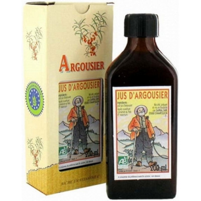 Gayral Jus d'Argousier bio non sucré 200 ml vitamine c naturelle Les copines bio