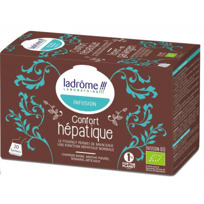 Ladrôme Infusion confort hépatique bio 20 sachets tisane foie les copines bio