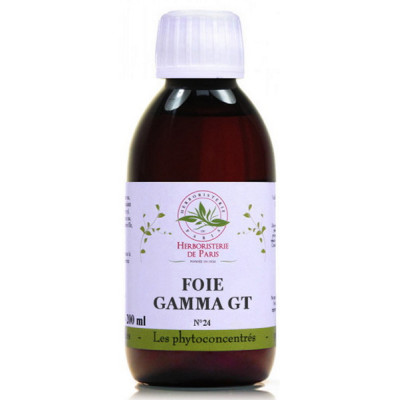 Herboristerie de Paris Phyto concentré Foie Gamma GT 200 ml protection cellulaire hépatique Les copines bio
