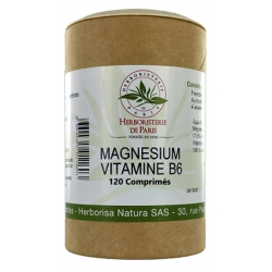 Herboristerie de Paris Magnésium Vitamine B6 200 gélules lactate de magnésium relaxation les copines bio