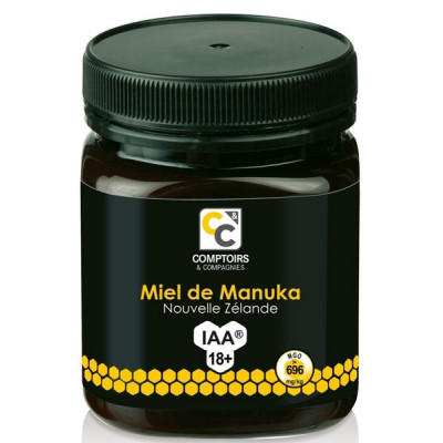 Comptoirs et Compagnies Miel de Manuka IAA18+ 250 gr antibactérien naturel Les copines bio