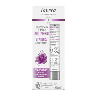 Lavera Soin contour des yeux raffermissant Huile de Karanja 15 ml soin visage bio les copines bio