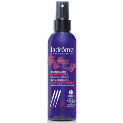 Ladrôme Eau florale de géranium 200 ml acné cicatrices antirides les copines bio