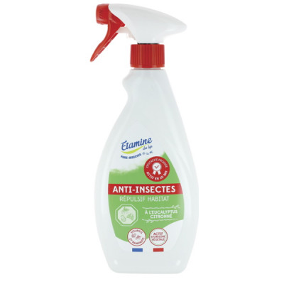 Etamine du Lys Spray anti insectes volants et rampants Répulsif Habitat 500ml eucalyptus citriodora Les copines bio