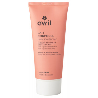 Avril Lait Corporel certifié Bio Karité Aloe vera 200ml lait corps bio les copines