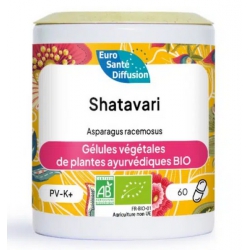 Phytofrance Shatavari 375mg BIO 60 gélules asperge sauvage bio Les copines bio