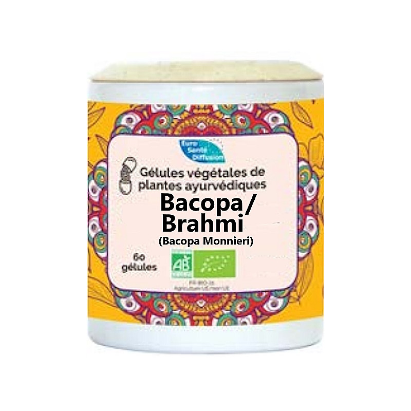 Brahmi Bio - 60 gélules - Ayur-Vana - Renforce la mémoire