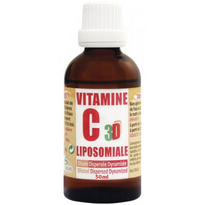 Phytofrance Vitamine C liposomiale 50 ml anti fatigue contre le stress oxydatif les copines bio