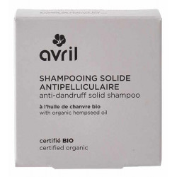 Avril Shampooing solide antipelliculaire 60 gr jujubier saponines traitantes Les copines bio