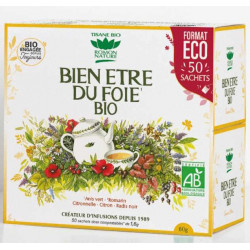 Romon Nature Tisane Bien être du foie 50 sachets tisane foie vésicule Les copines bio