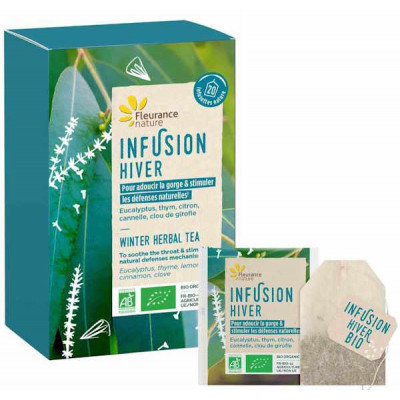 Fleurance nature Tisane Hiver Bio 20 sachets infusettes infusion hiver bio herboristerie Les copines bio