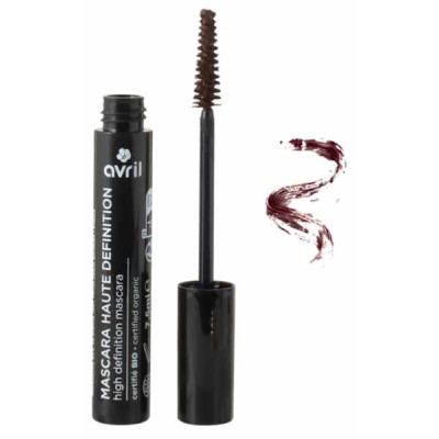 Avril cosmétique Mascara Haute Définition marron certifié Bio 7 ml maquillage bio les copines bio