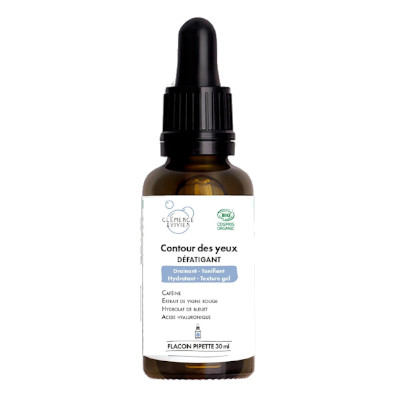 Clémence et Vivien Contour des yeux défatigant 30 ml caféine eau de bleuet contour de l'oeil Les copines bio