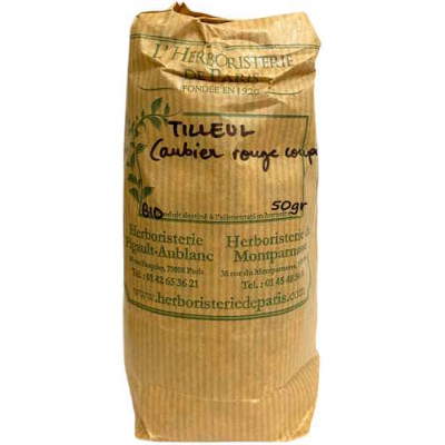 Herboristerie de Paris Tisane Aubier de Tilleul bio 50 gr tisane foie vésicule les copines bio