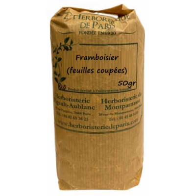 Herboristerie de paris Tisane Framboisier BIO 50 gr infusion feuilles de framboisier les copines bio