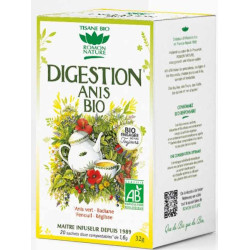 Romon Nature Tisane Digestion Anis 20 sachets anis fenouil réglisse badiane carminatif Les copines bio