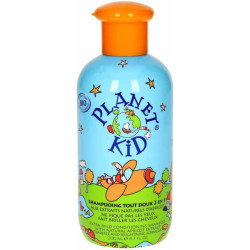 Planet Kid Shampoing Tout Doux 2 en 1 à l'Abricot 200ml shampooing bio ne pique pas les yeux les copines bio 