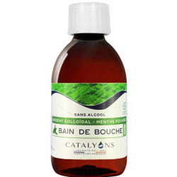 Catalyons Bain de bouche bio à l'Argent colloïdal 250ml argent colloidal 30ppm Les copines bio