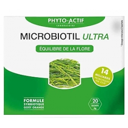 Phyto-actif Microbiotil Ultra Bio Ferments Lactiques 20 sachets 120g