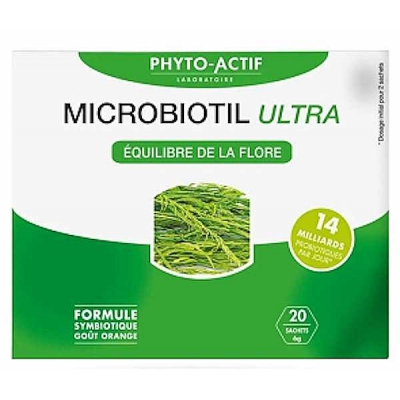Phyto-actif Microbiotil Ultra Bio Ferments Lactiques 20 sachets 120g
