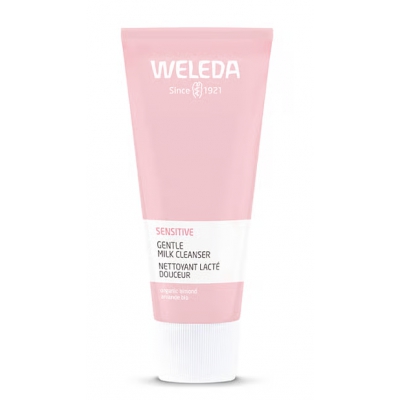 Weleda Lait nettoyant peaux sensibles 75ml Lait nettoyant confort à l'Amande les copines bio