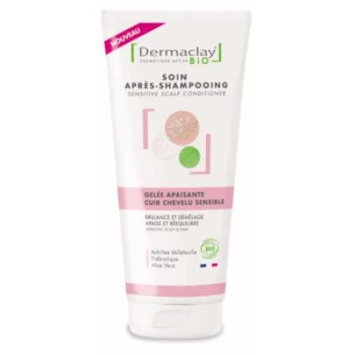 Dermaclay Gelée après shampooing cuir chevelu sensible 200ml aloe vera achillée millefeuille probiotique les copines bio