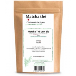 Herboristerie de Paris Matcha thé vert bio poudre 50 gr thé vert matcha vert émeraude Les copines bio