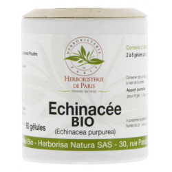 Herboristerie de Paris Echinacée Bio 60 gélules de 230 mg echinacée pourpre défenses naturelles les copines bio