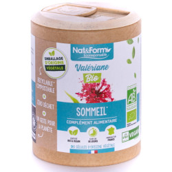 Nat & Form Valériane Bio 90 gélules Complément alimentaire sommeil fonctions cognitives les copines bio